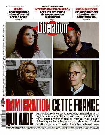 Libération du Lundi 11 Décembre 2023