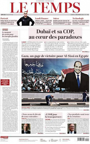Le Temps - 11 Décembre 2023