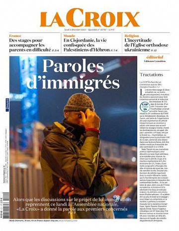 La Croix - 11 Décembre 2023