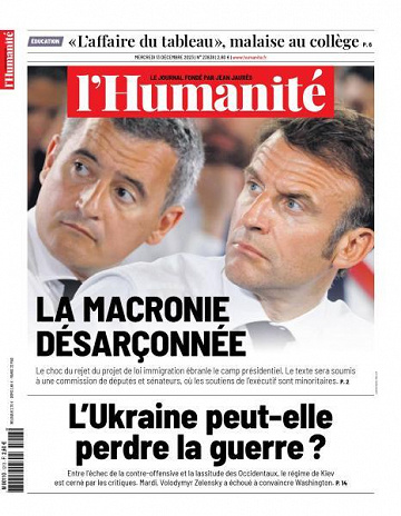 L’Humanite - 13 Décembre 2023