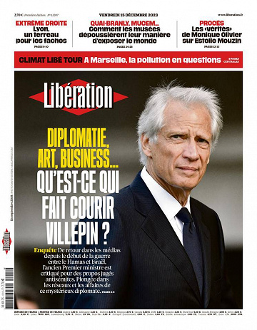 Libération du Vendredi 15 Décembre 2023