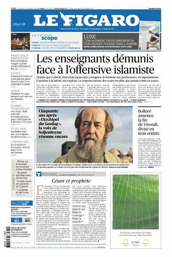 Le Figaro du Vendredi 15 Décembre 2023