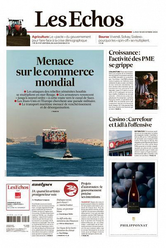 Les Echos du Lundi 18 Décembre 2023
