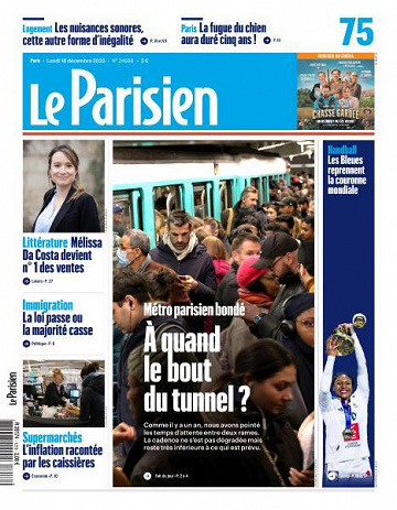 Le Parisien - 18 Décembre 2023