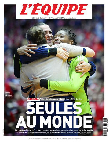 L’equipe du Lundi 18 Décembre 2023