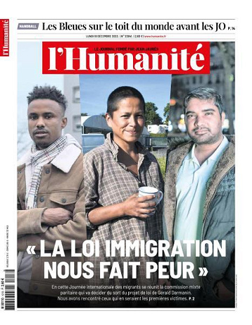 L’Humanite - 18 Décembre 2023