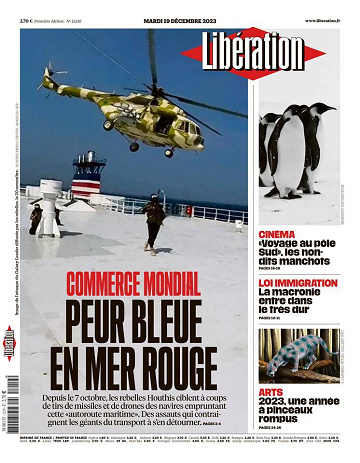 Libération du Mardi 19 Décembre 2023