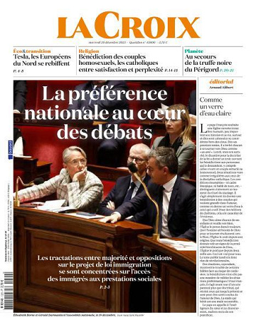 La Croix - 20 Décembre 2023