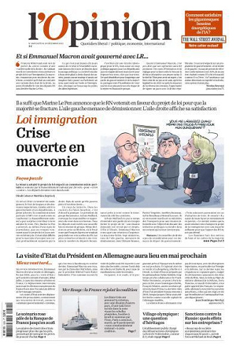 L’Opinion - 20 Décembre 2023