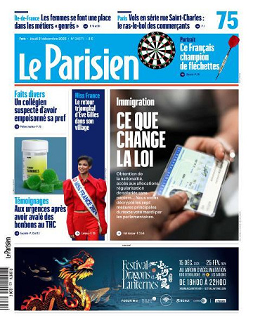 Le Parisien - 21 Décembre 2023