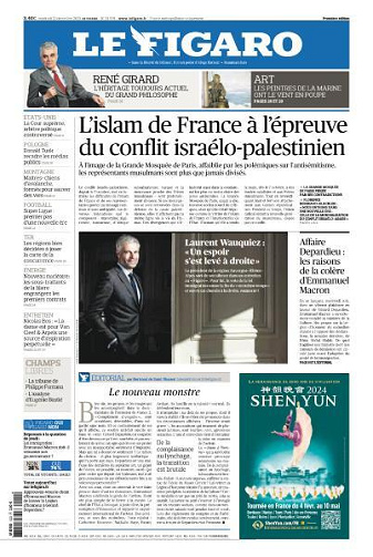 Le Figaro du Vendredi 22 Décembre 2023