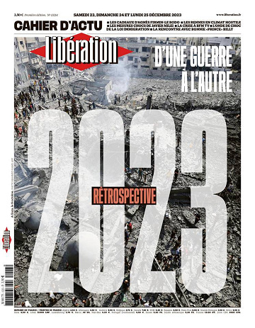 Libération du Samedi 23 et Dimanche 24 Décembre 2023
