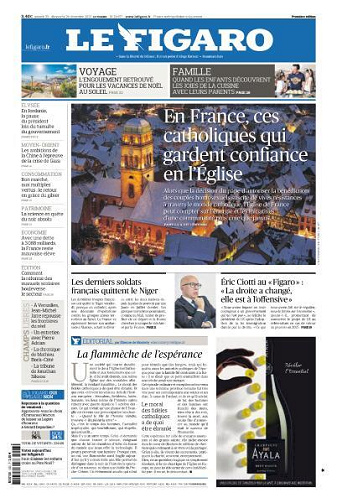 Le Figaro du Samedi 23 et Dimanche 24 Décembre 2023