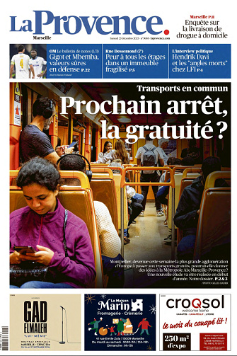La Provence Marseille du Samedi 23 décembre 2023