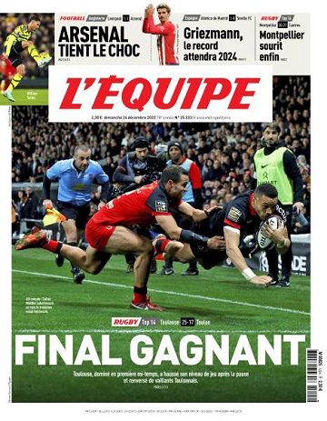 L’equipe du Dimanche 24 Décembre 2023