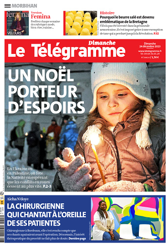 Le Télégramme (4 Éditions) du Dimanche 24 Décembre 2023