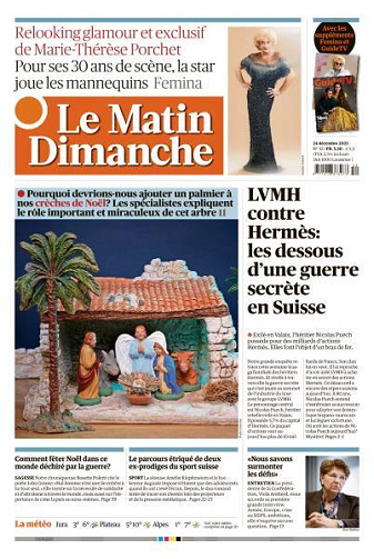 Le Matin Dimanche - 24 Décembre 2023