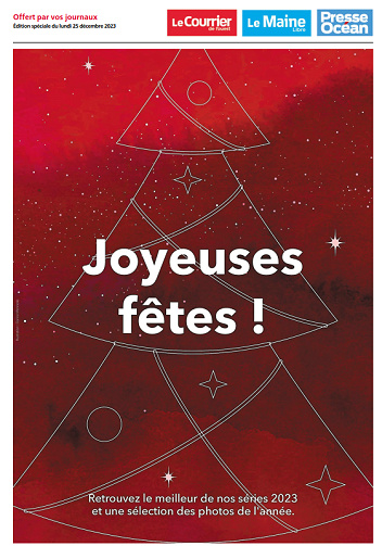 Le Courrier de l'Ouest, Le Maine Libre, Presse Océan (édition unique) - Lundi 25 Décembre 2023