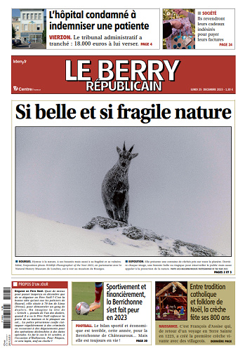 Le Berry républicain - Lundi 25 Décembre 2023