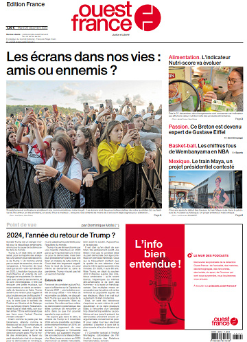 Ouest-France Édition France du Mardi 26 Décembre 2023