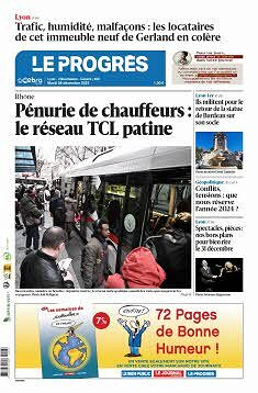 Le Progres dombes cotiere de l'ain du Mardi 26 Décembre 2023