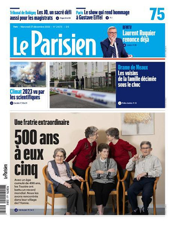 Le Parisien - 27 Décembre 2023