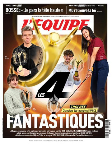 L’equipe du Mercredi 27 Décembre 2023
