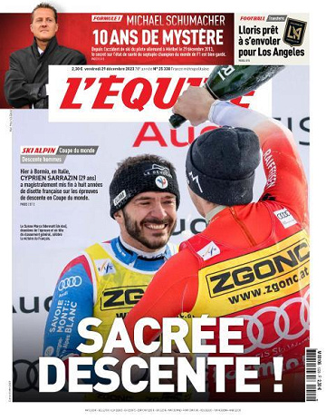 L’equipe du Vendredi 29 Décembre 2023