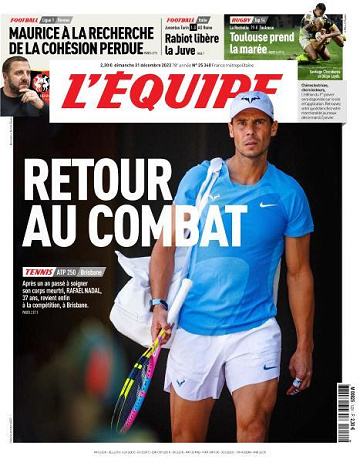 L’equipe du Dimanche 31 Décembre 2023