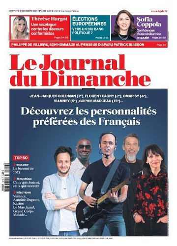 Le Journal du Dimanche - 31 Décembre 2023