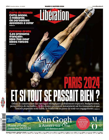 Libération du Mardi 2 Janvier 2024