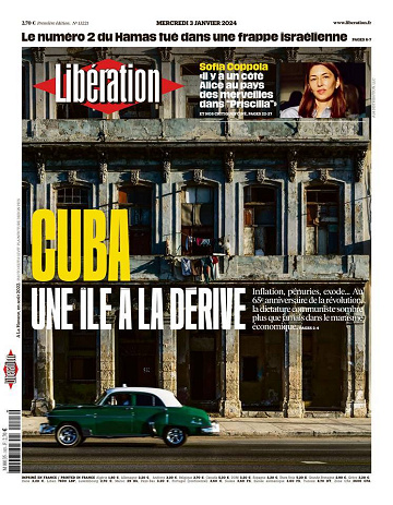 Libération du Mercredi 3 Janvier 2024