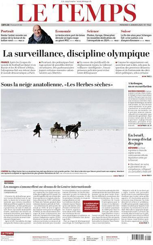 Le Temps - 3 Janvier 2024