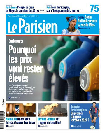 Le Parisien - 3 Janvier 2024