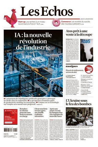 Les Echos du Jeudi 4 Janvier 2024