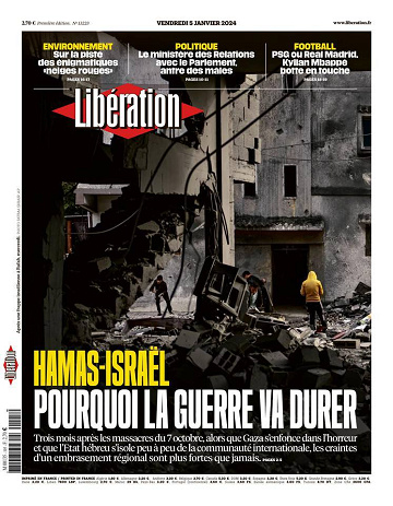 Libération du Vendredi 5 Janvier 2024