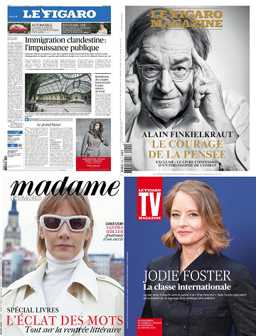 Pack Le Figaro et ses 3 suppléments - Vendredi 5 Janvier 2024
