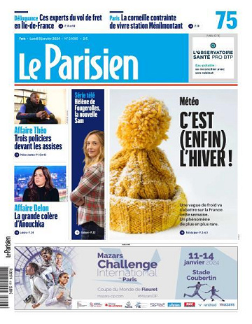 Le Parisien - 8 Janvier 2024