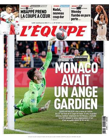 L’equipe du Lundi 8 Janvier 2024