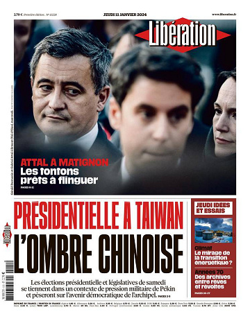 Libération du Jeudi 11 Janvier 2024