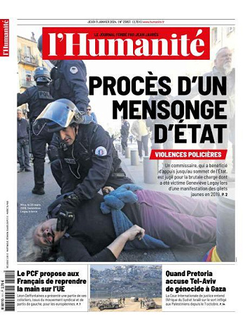 L’Humanite - 11 Janvier 2024
