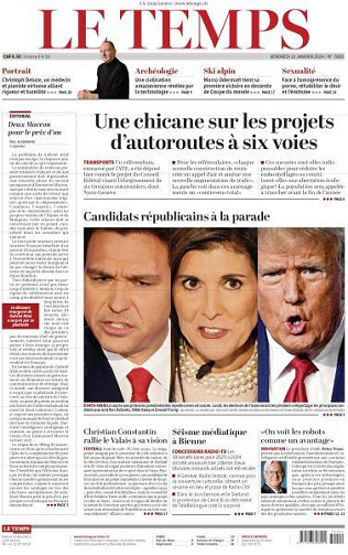 Le Temps - 12 Janvier 2024