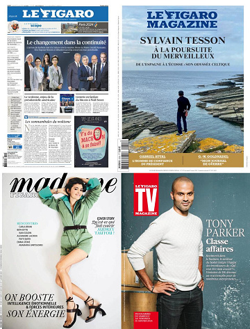 Pack Le Figaro et ses 3 suppléments - Vendredi 12 Janvier 2024
