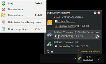 [Windows] USB Safely Remove 6.4.2.1297 Win x32+x64 Multi + Crack + Key