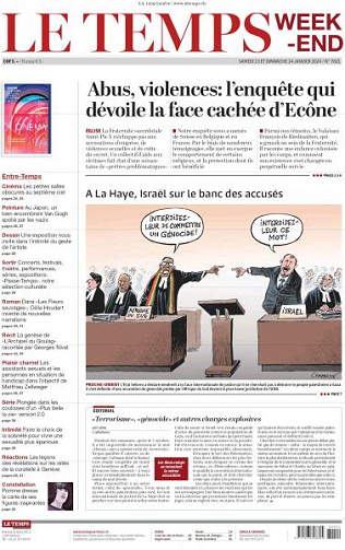 Le Temps - 13-14 Janvier 2024