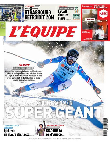 L’equipe du Samedi 13 Janvier 2024