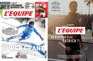 Pack L’Equipe + L’Equipe Magazine - 13 Janvier 2024