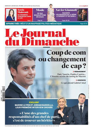 Le Journal du Dimanche - 14 Janvier 2024