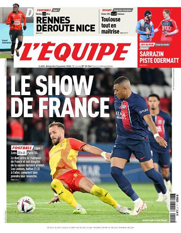 L’equipe du Dimanche 14 Janvier 2024