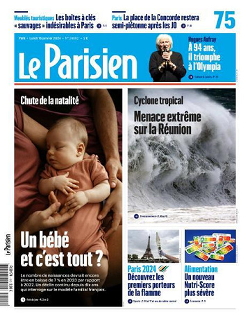 Le Parisien - 15 Janvier 2024